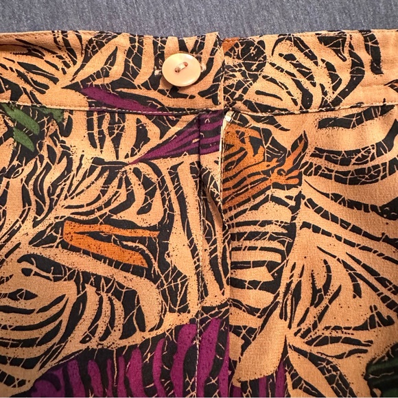 Vintage 1990s MM by Krizia Italy Exotic Zebra Wrap Skirt Size 8 (30 in) - Picture 5 of 10